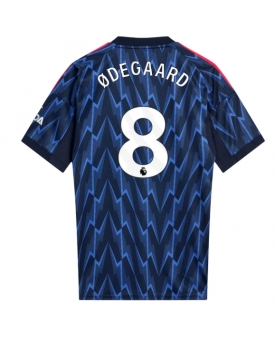 Arsenal Martin Odegaard #8 Maglia Gara Trasferta Repliche 2025-26 Maniche Corte